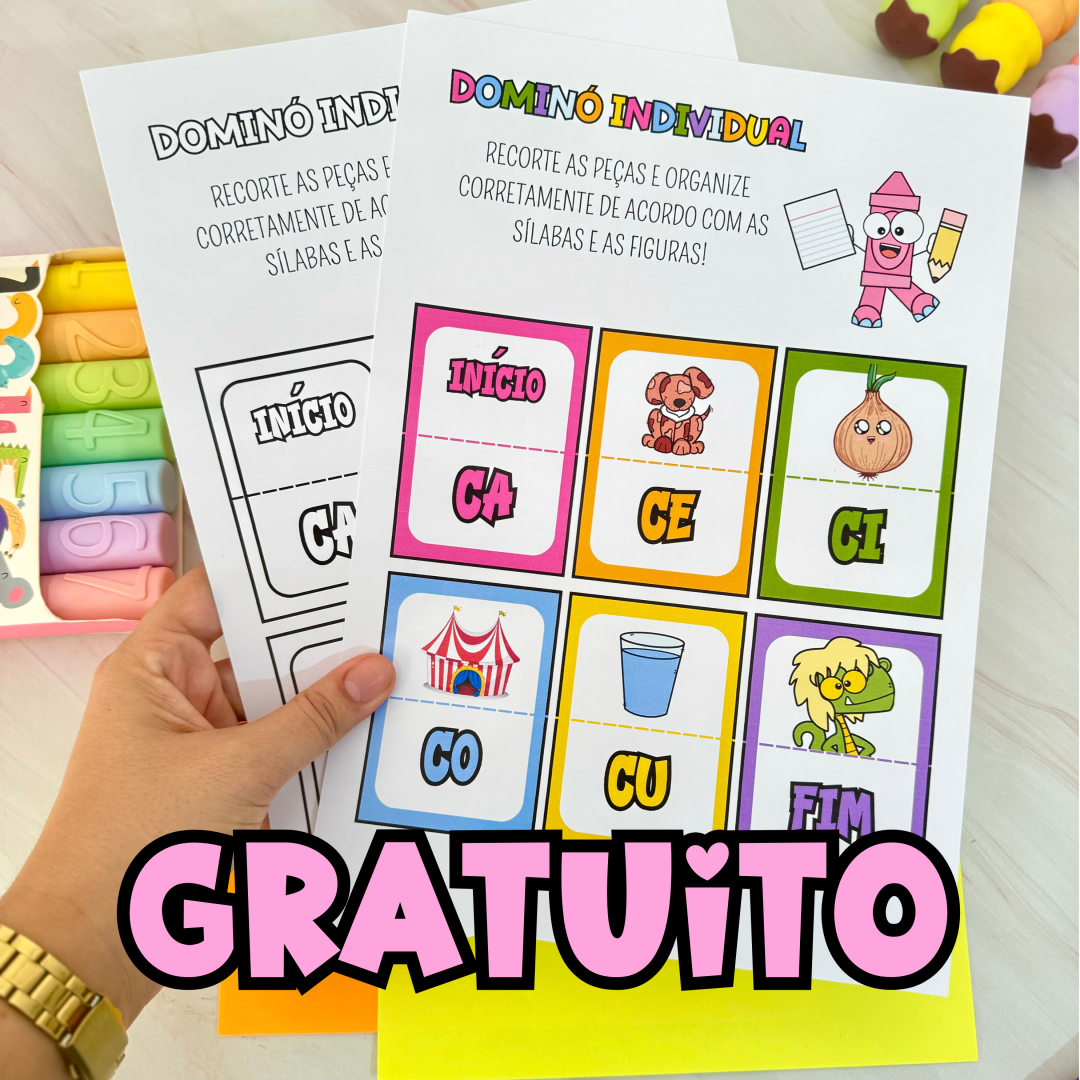 Dominó Família Silábica C