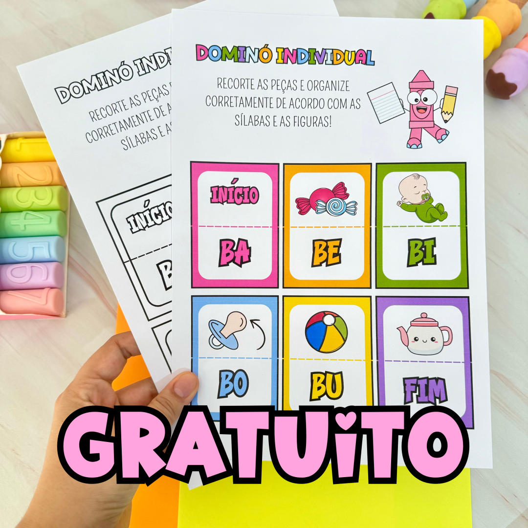 Dominó Família Silábica B