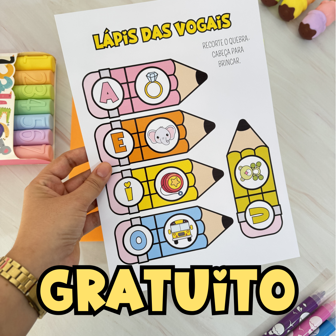 Lápis das Vogais