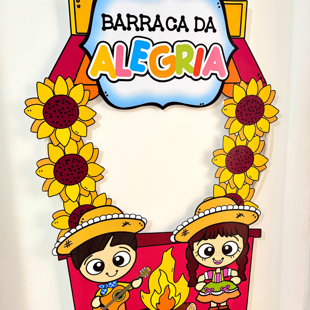 Moldura Para Foto Barraca da Alegria