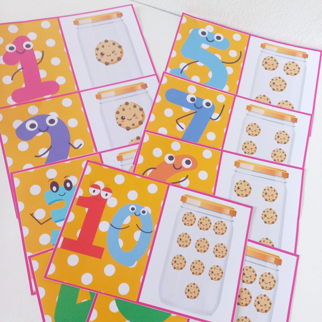 Cards Números até 10 Divertidos