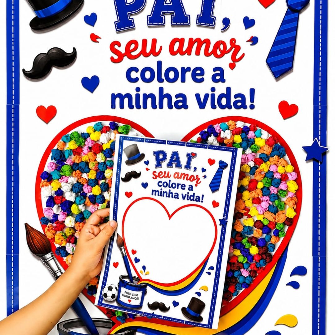 Cartaz Colaborativo Dia dos Pais